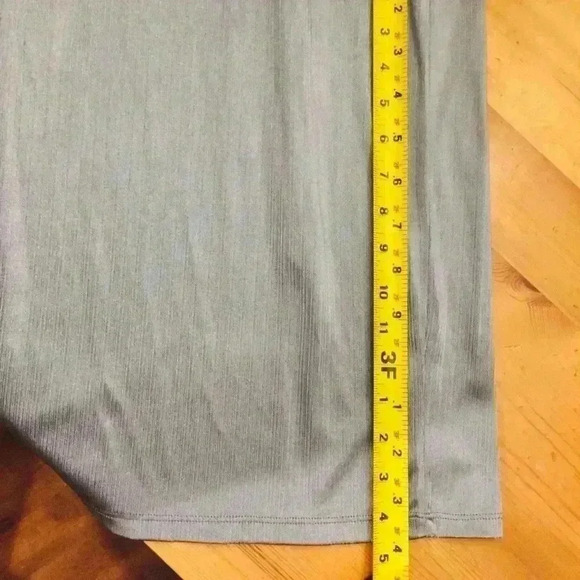 ZARA TRAFALUC bodycon stretch silver tank dress women S - Picture 9 of 9